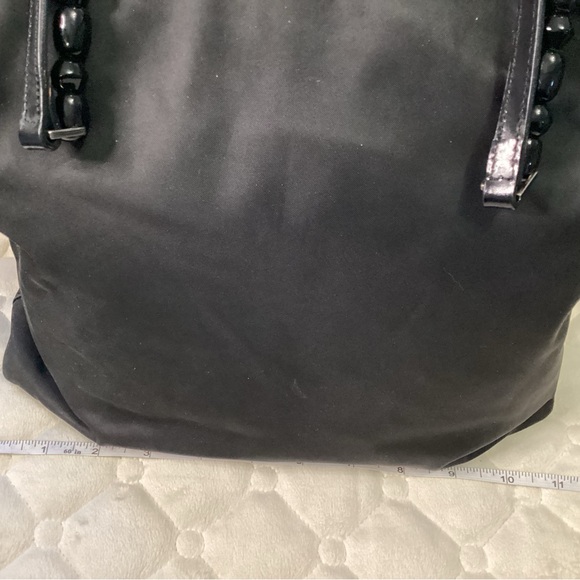 Christian Dior Malice black nylon shoulder bag with beads and silver hardware - Picture 9 of 16